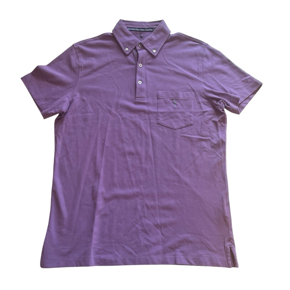 Tailorbyrd Men's Size S Light Purple Polo Short Sleeve Golf 97% Cotton Preppy
